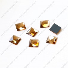 DZ-1072 flat back square crystal loose beads